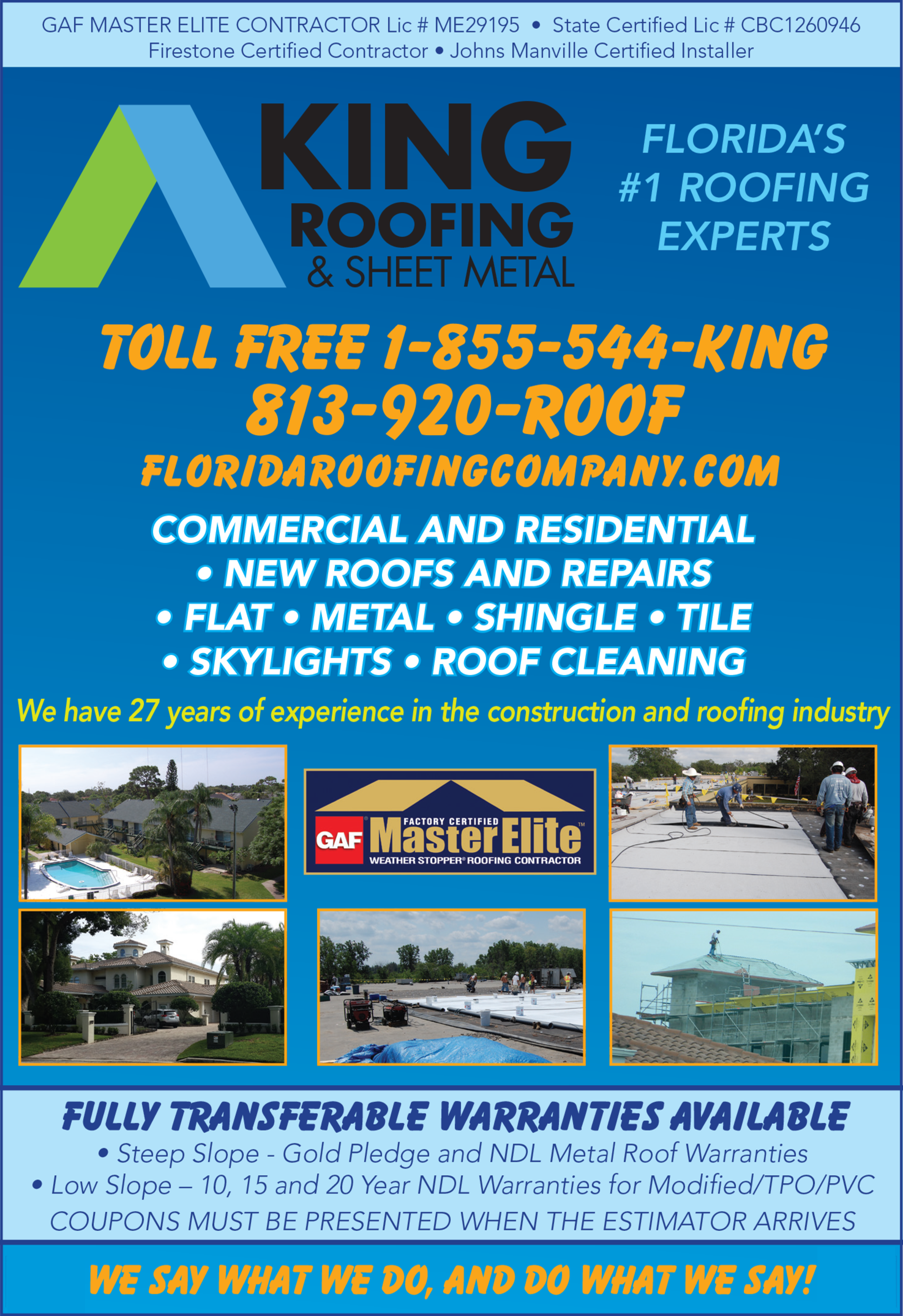 King Roofing and Sheet Metal LLC