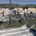 Concrete pour