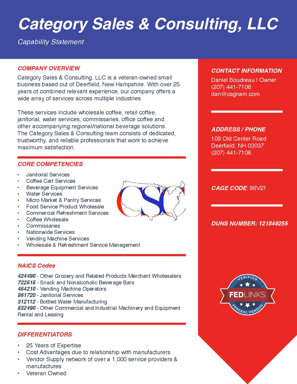 Category sales   consulting llc.