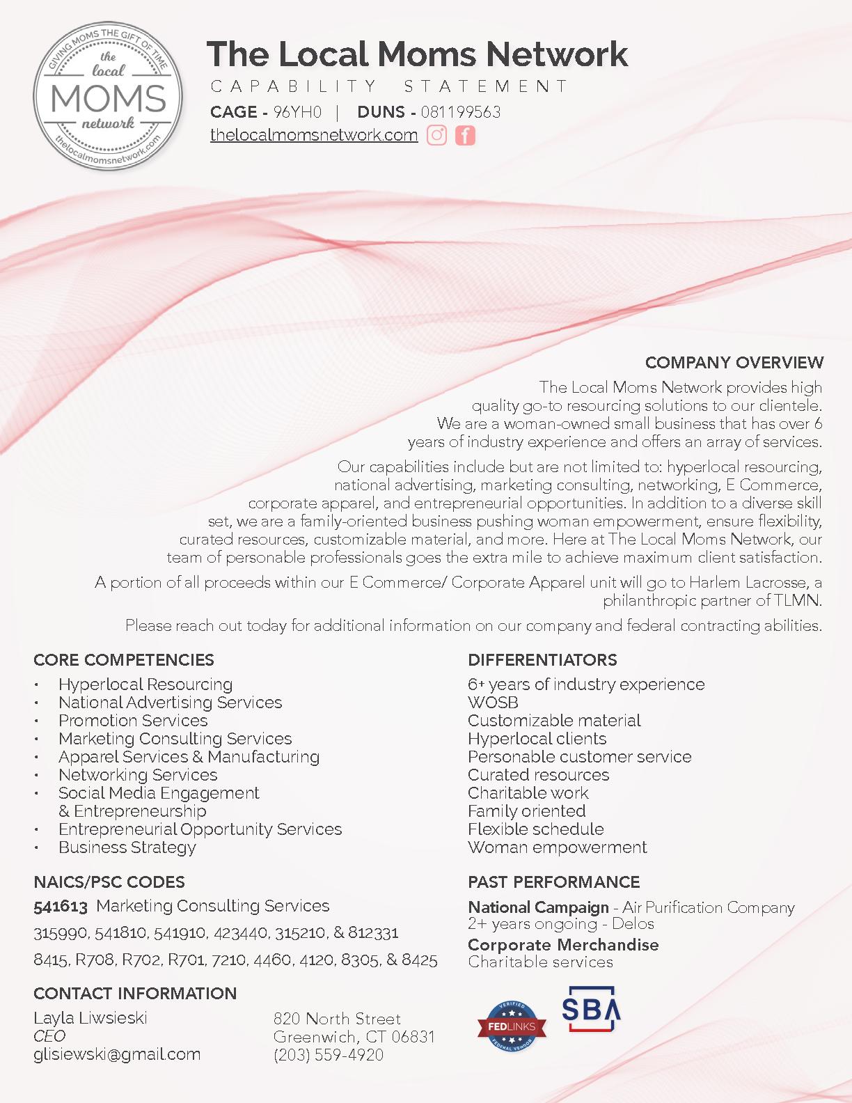 The local moms network