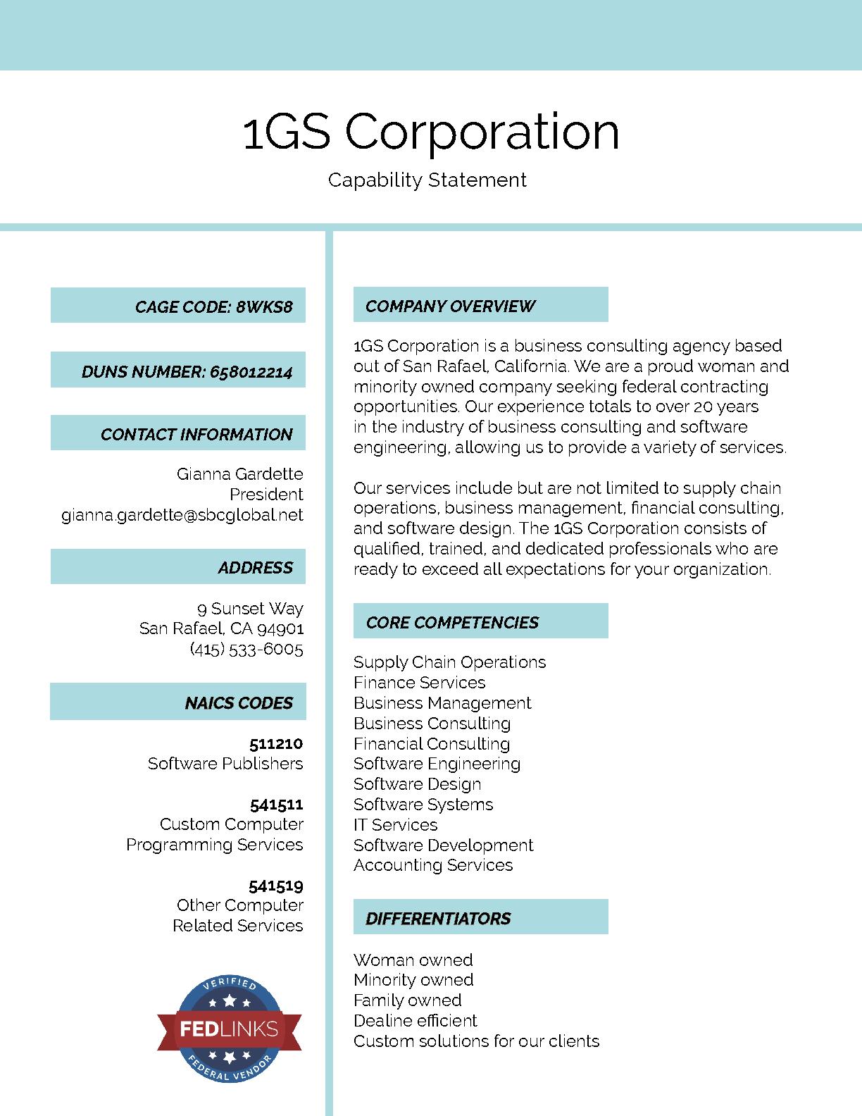1gs corporation