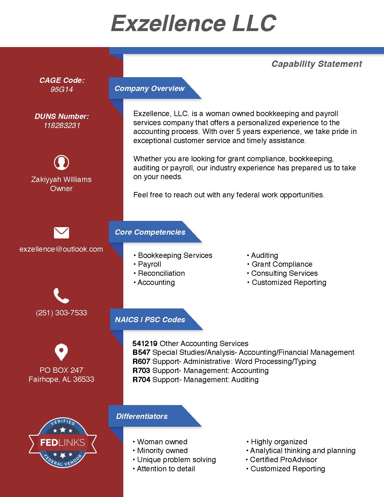 Exzellence llc