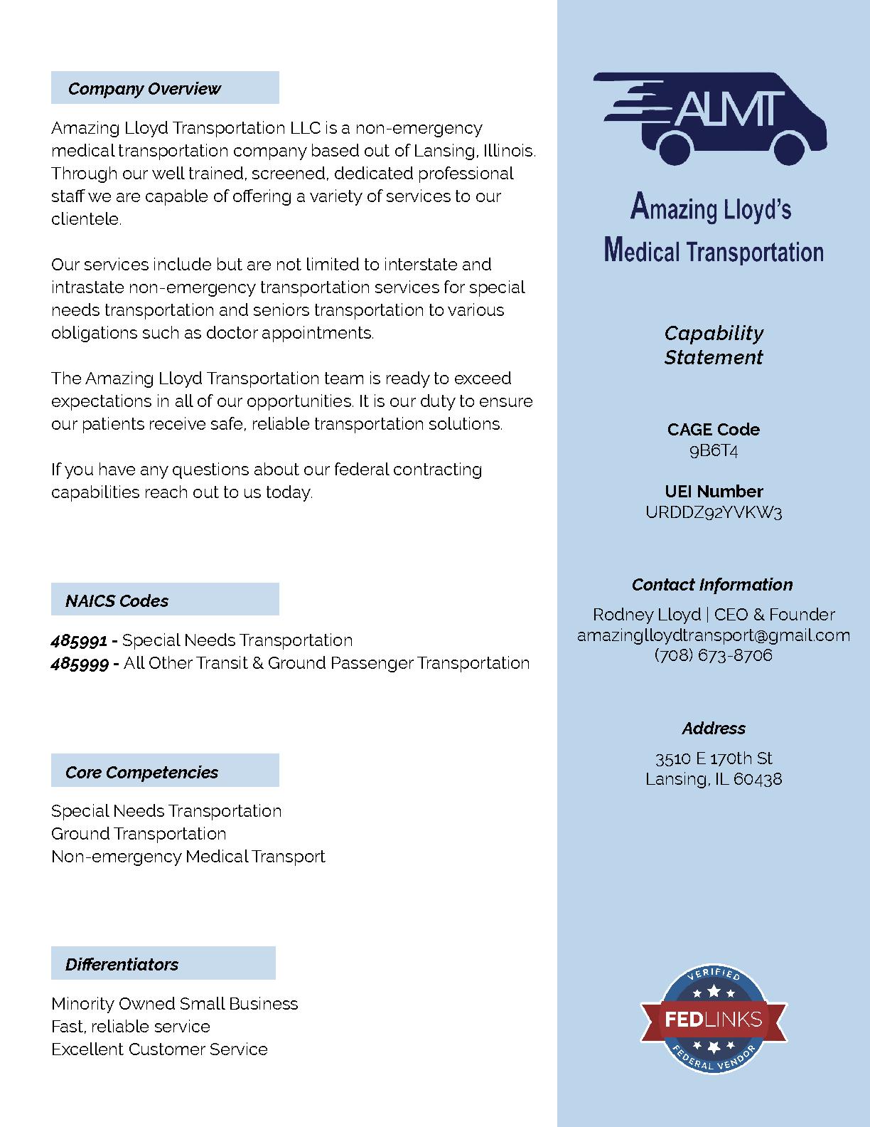 Amazing lloyd transportation llc