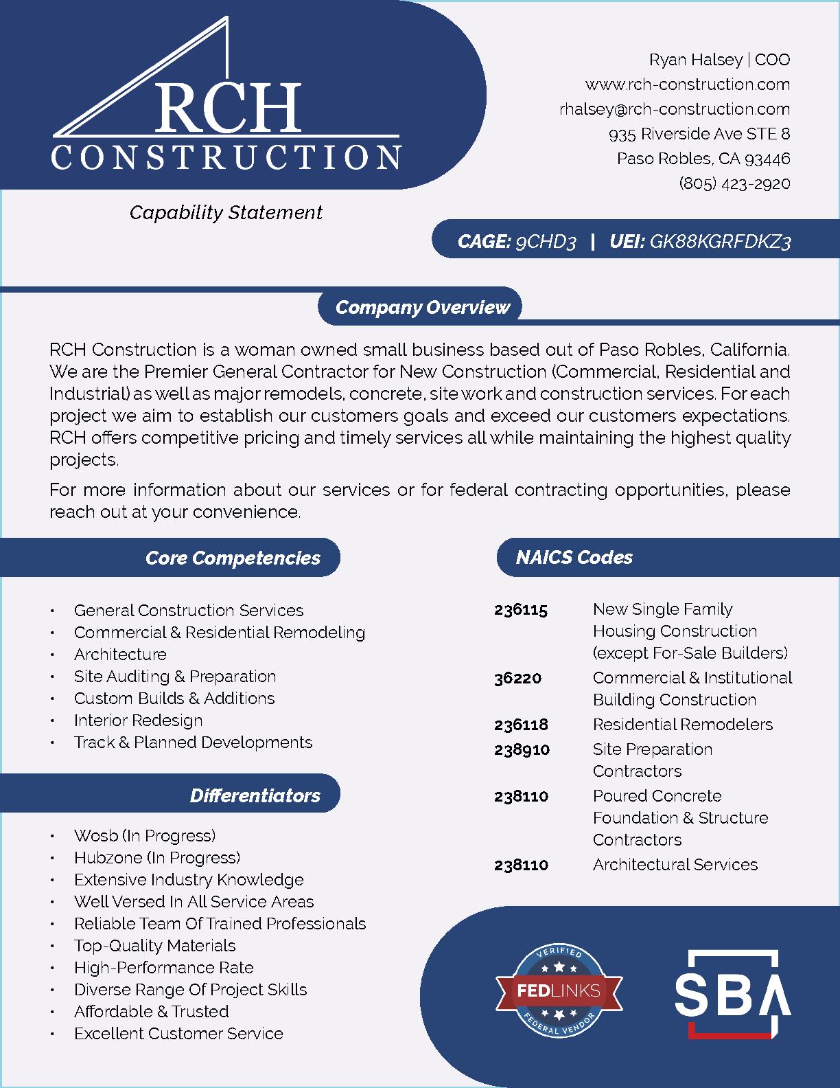 Rch construction