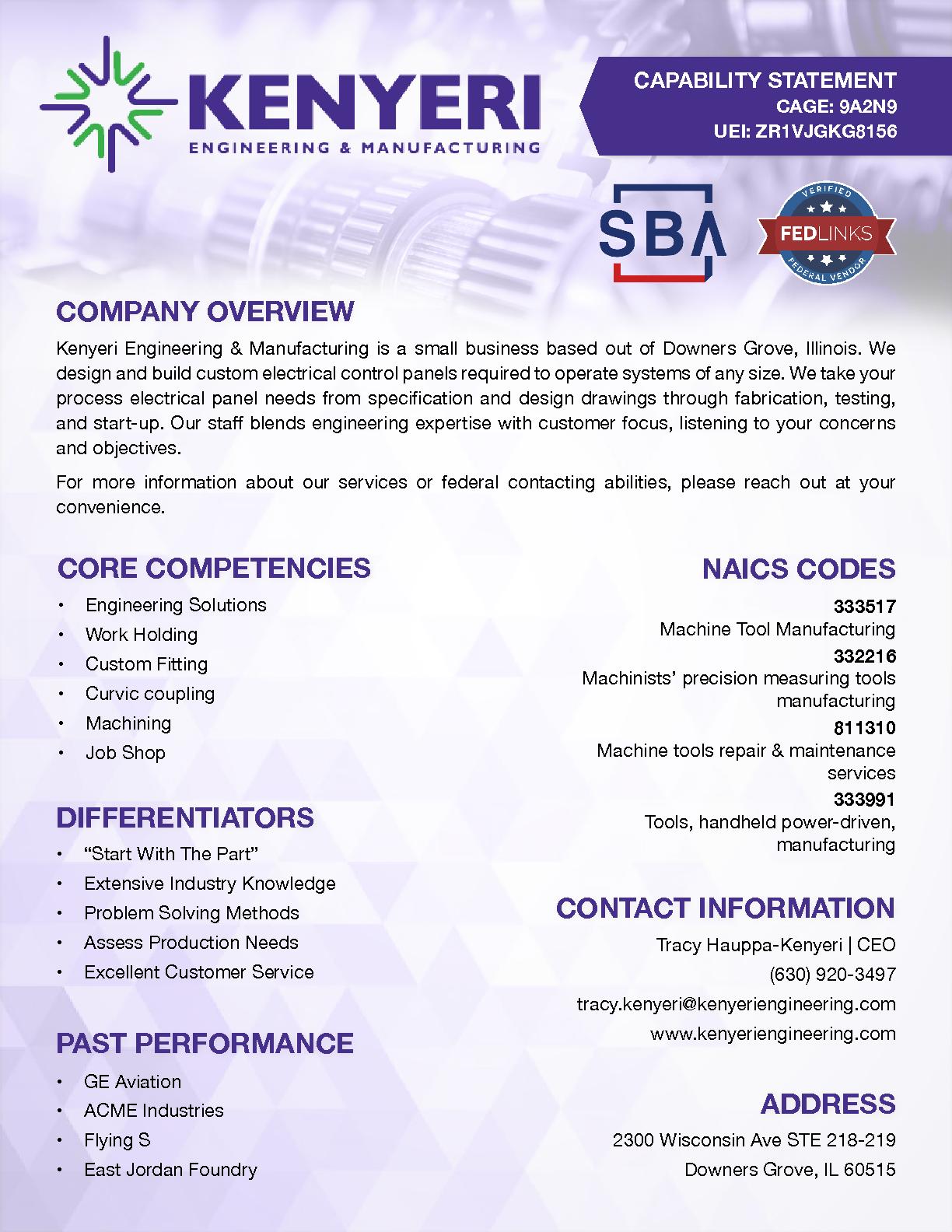 Kenyeri engineering   manufacturing