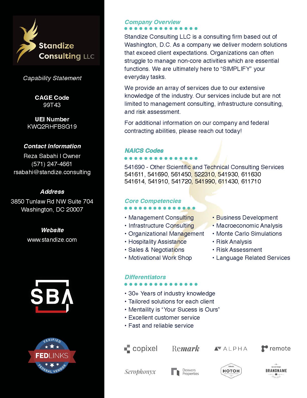 Standize consulting llc