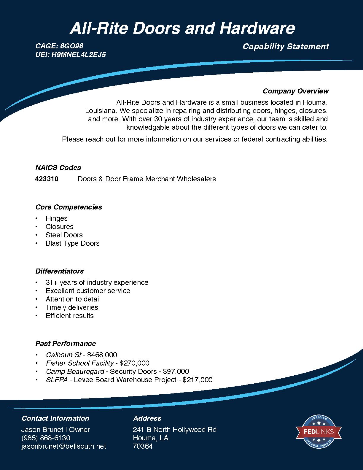 AllRite Doors and Hardware