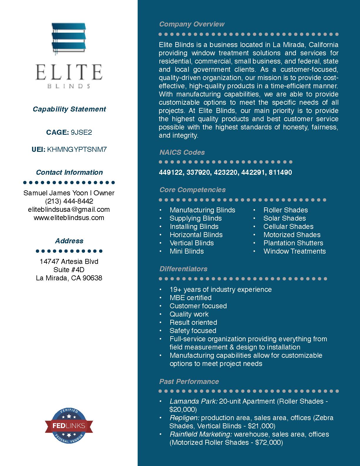 Elite blinds 2