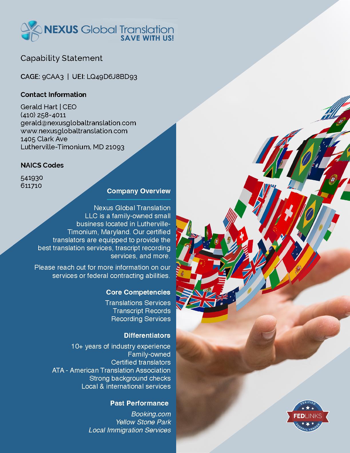 Nexus global translation llc