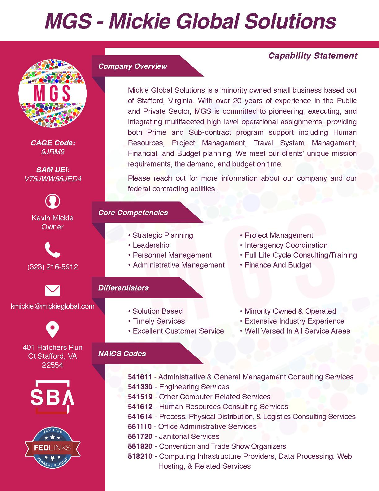 Mickie global solutions 