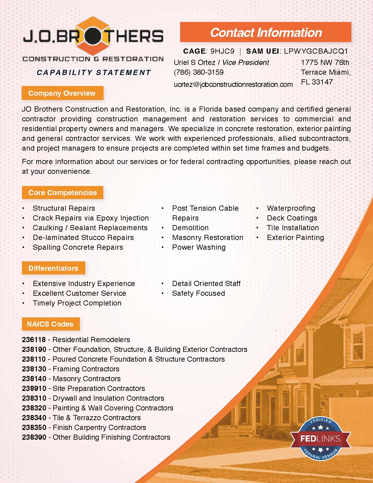 Jo brothers construction and restoration  inc. 2