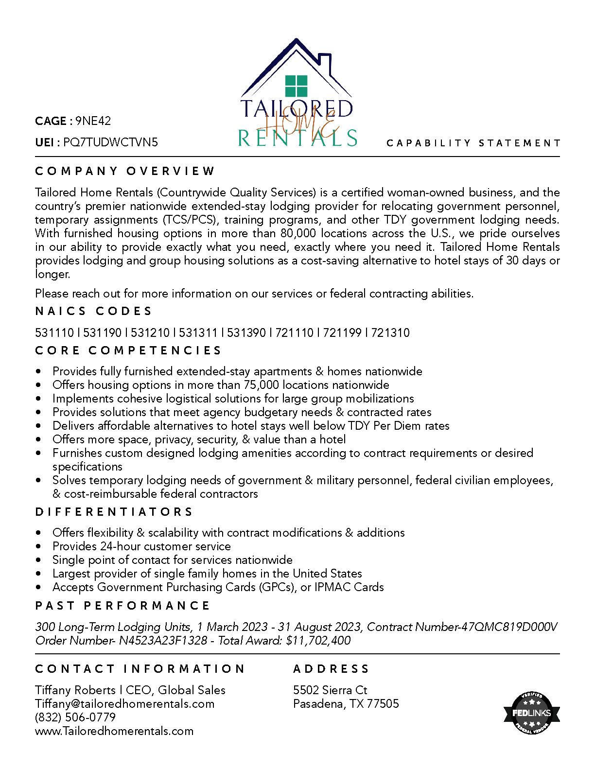 Tailored home rentals