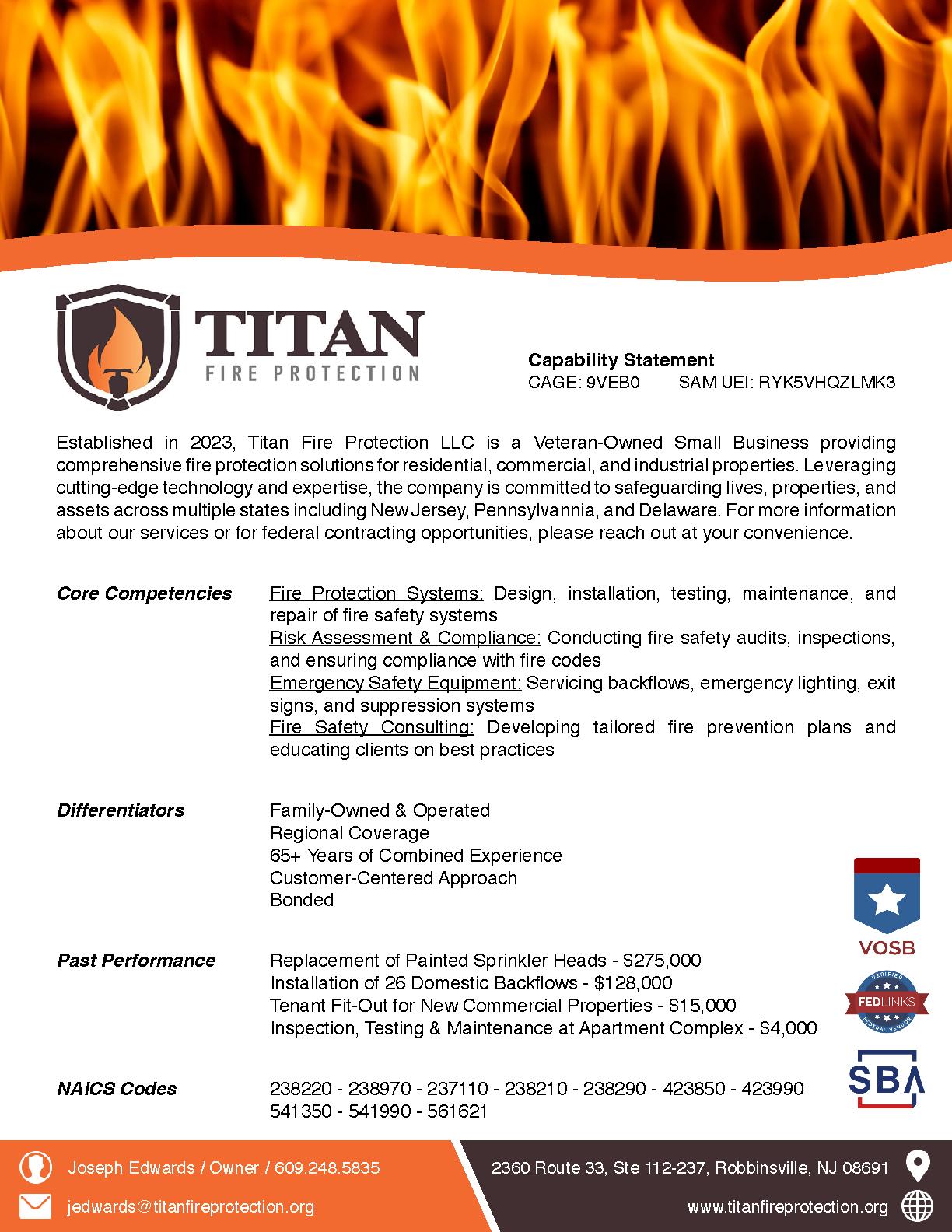 Titan fire protection llc