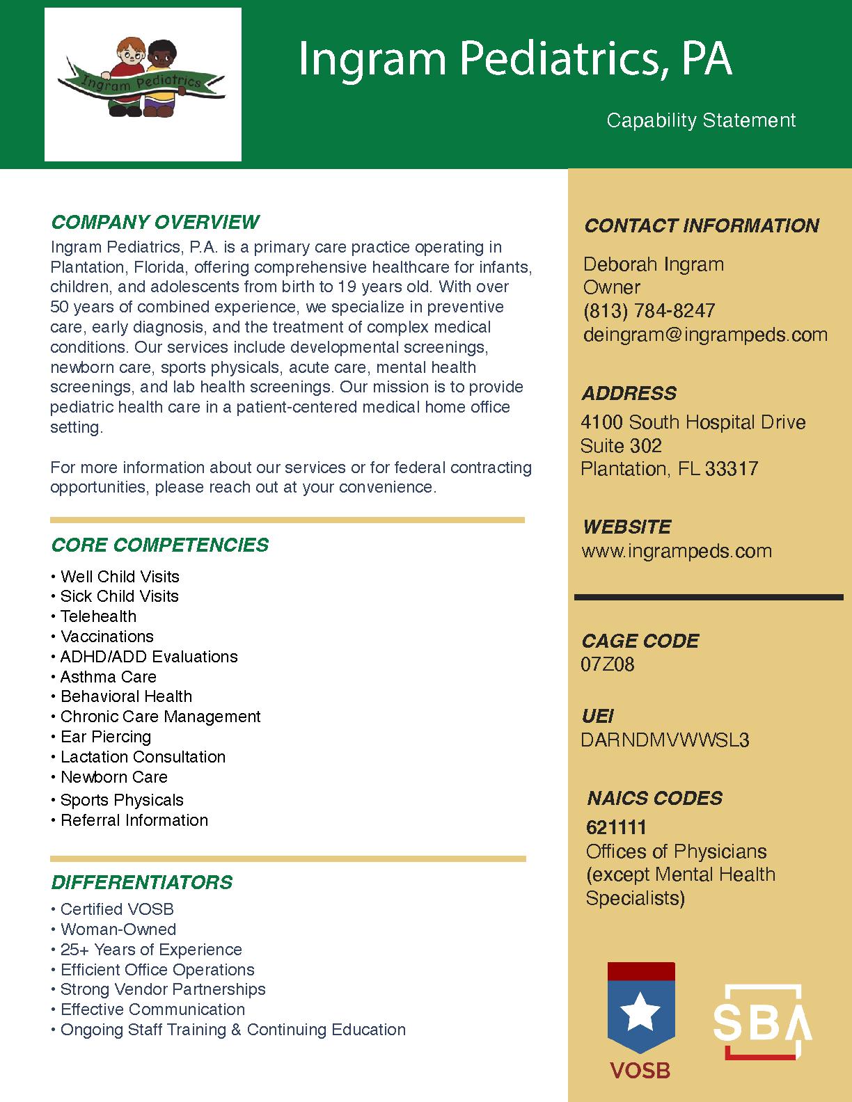 Ingram pediatrics pa