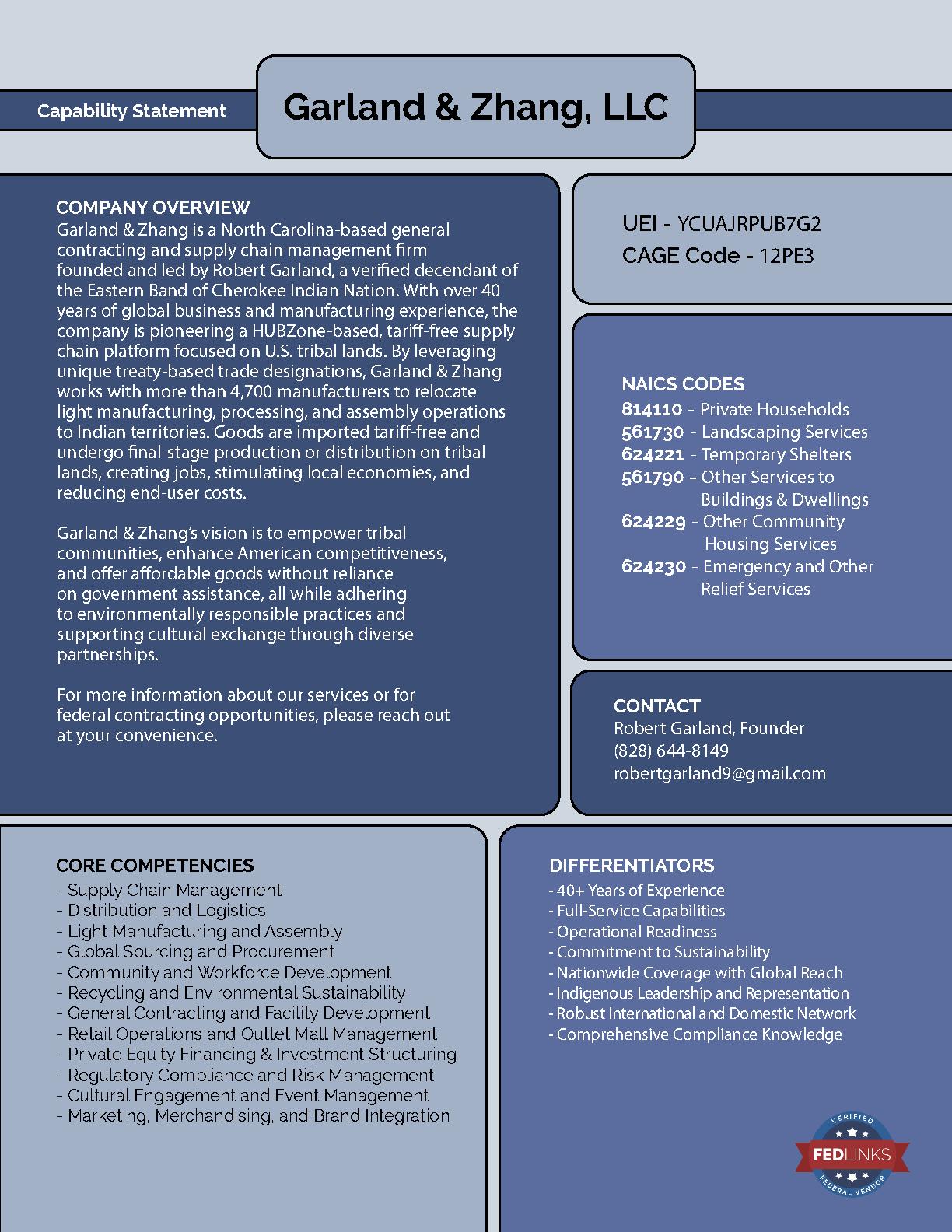 Garland   zhang llc 