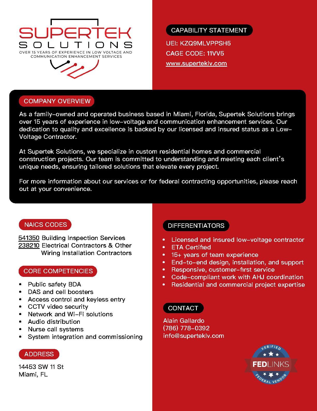 Supertek solutions llc