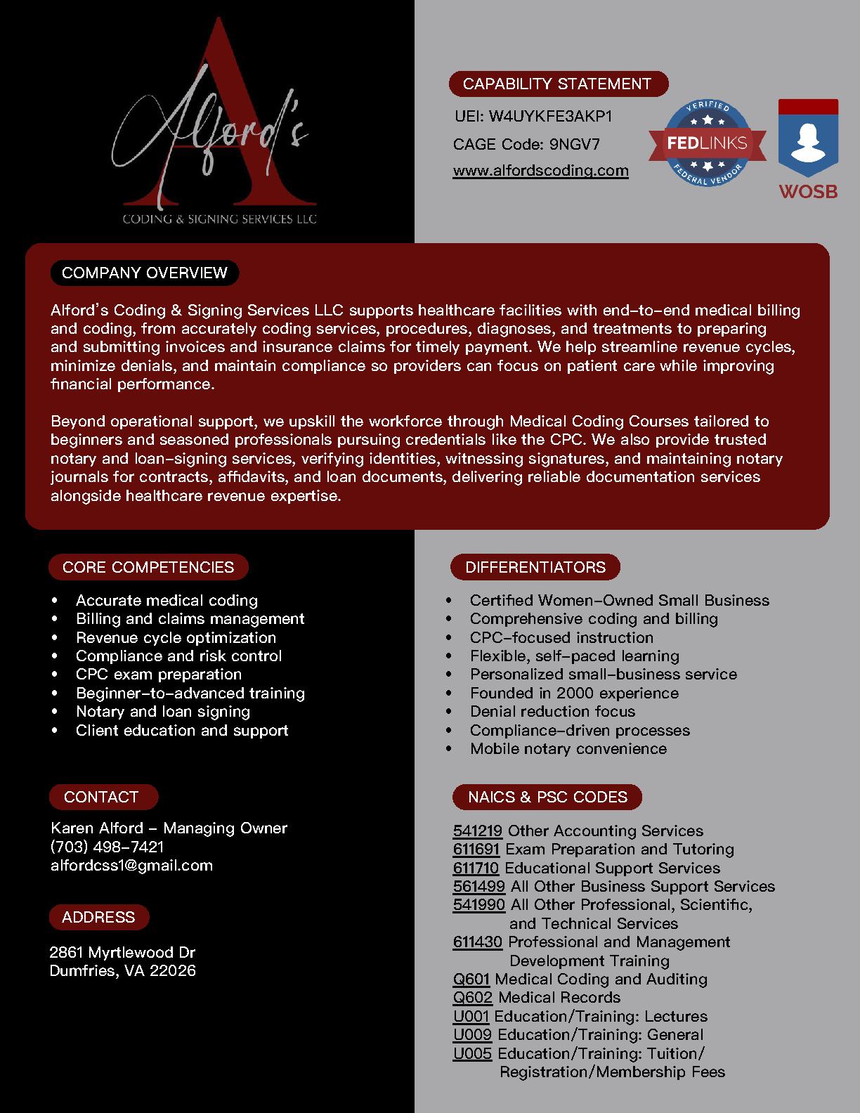 Alfords coding   signing services llc revised