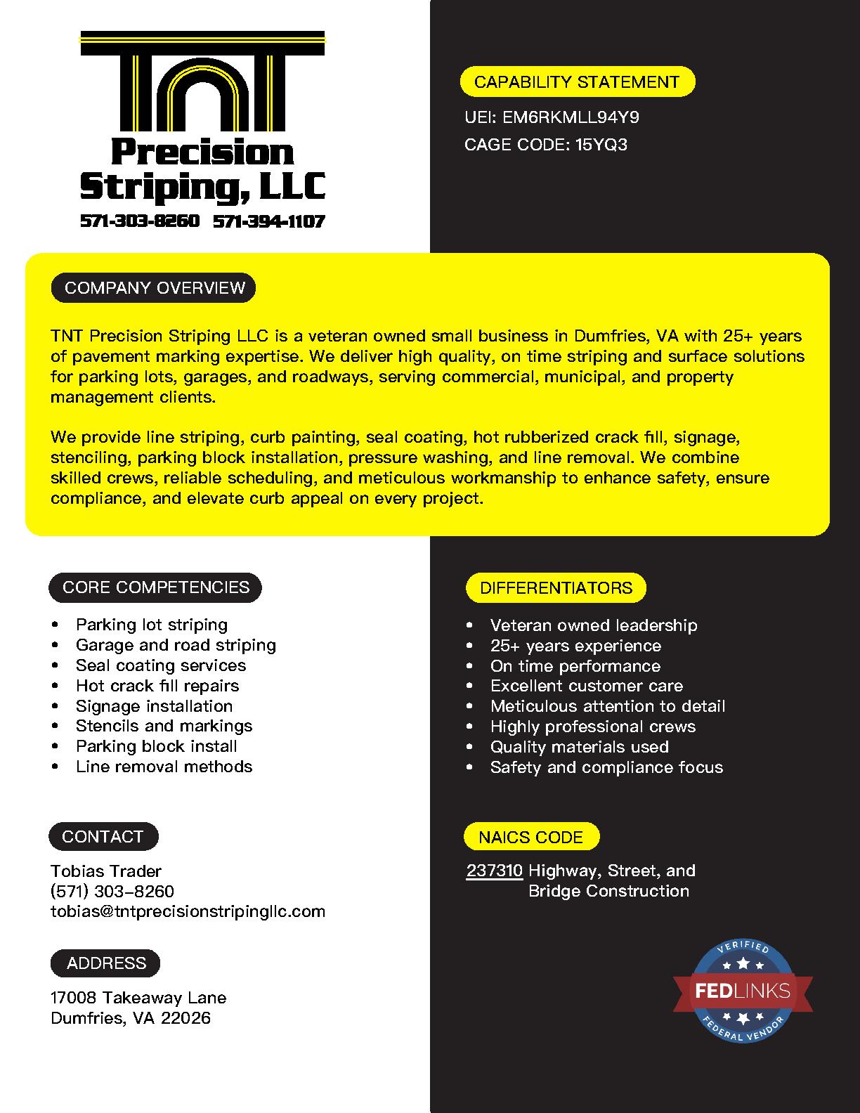 Tnt precision striping llc revised