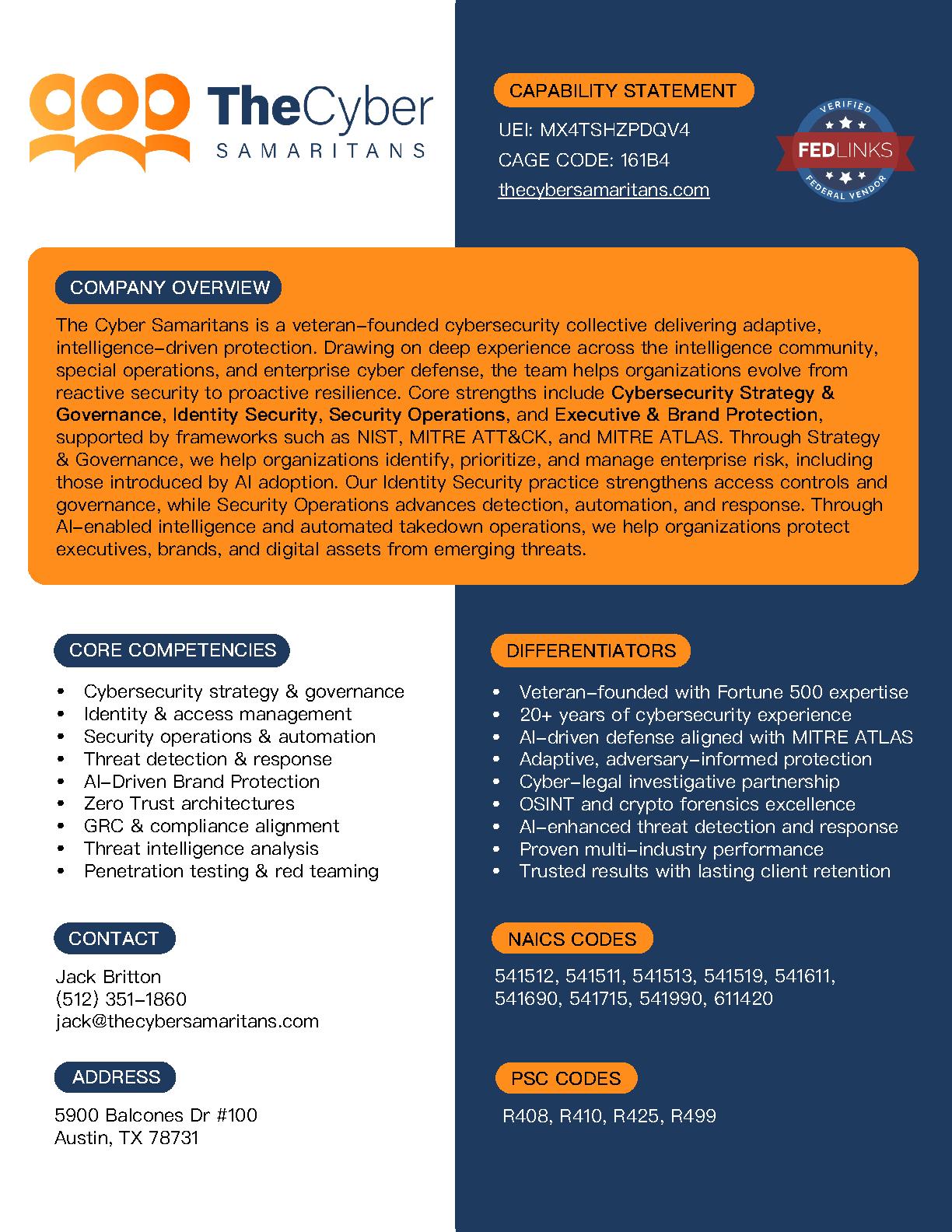 The cyber samaritan llc updated