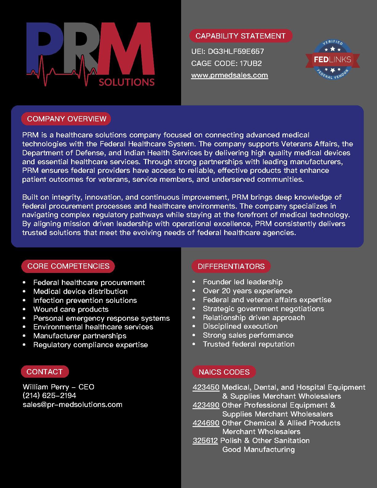Pr med sales solutions llc