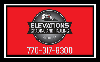 Elevations grading and hauling
