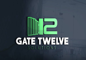 Gate twelve black and green logo %281%29
