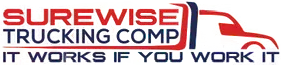 Surewise trucking company llc logo 458w